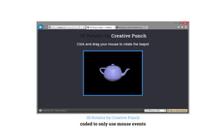 3D Rotator by Creative Punch
coded to only use mouse events
 