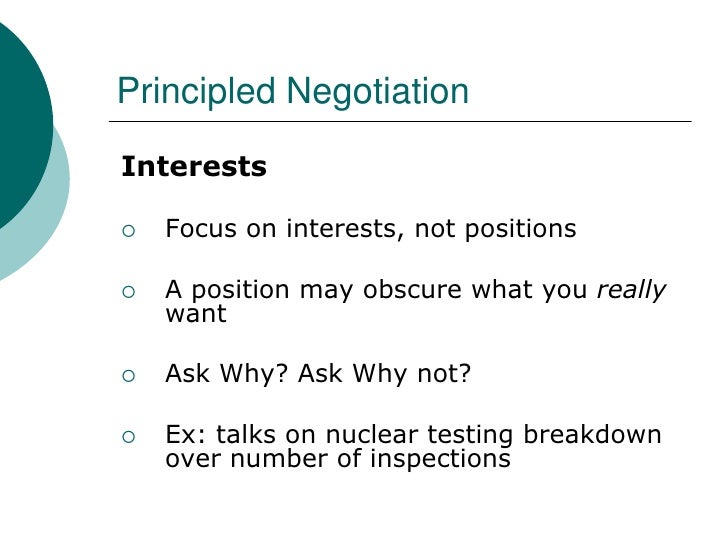 getting to yes negotiating agreement without giving in principled negotiation