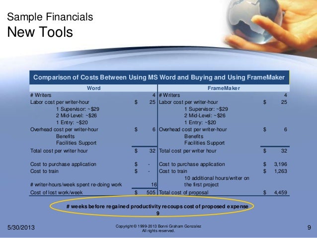 Simple business case example pdf image