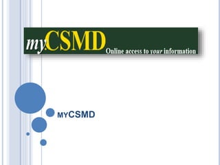MYCSMD
 