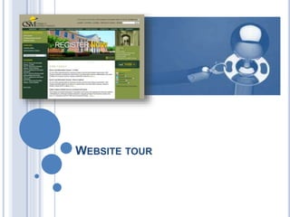 WEBSITE TOUR
 