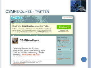 CSMHEADLINES - TWITTER
 