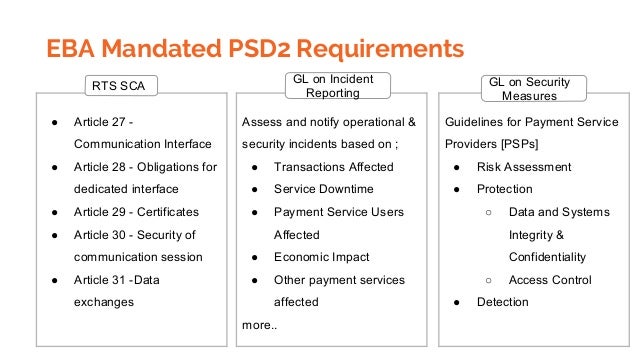Psd2 Compliance Requirements : How to Be PSD2 Compliant? A No-Nonsense ...