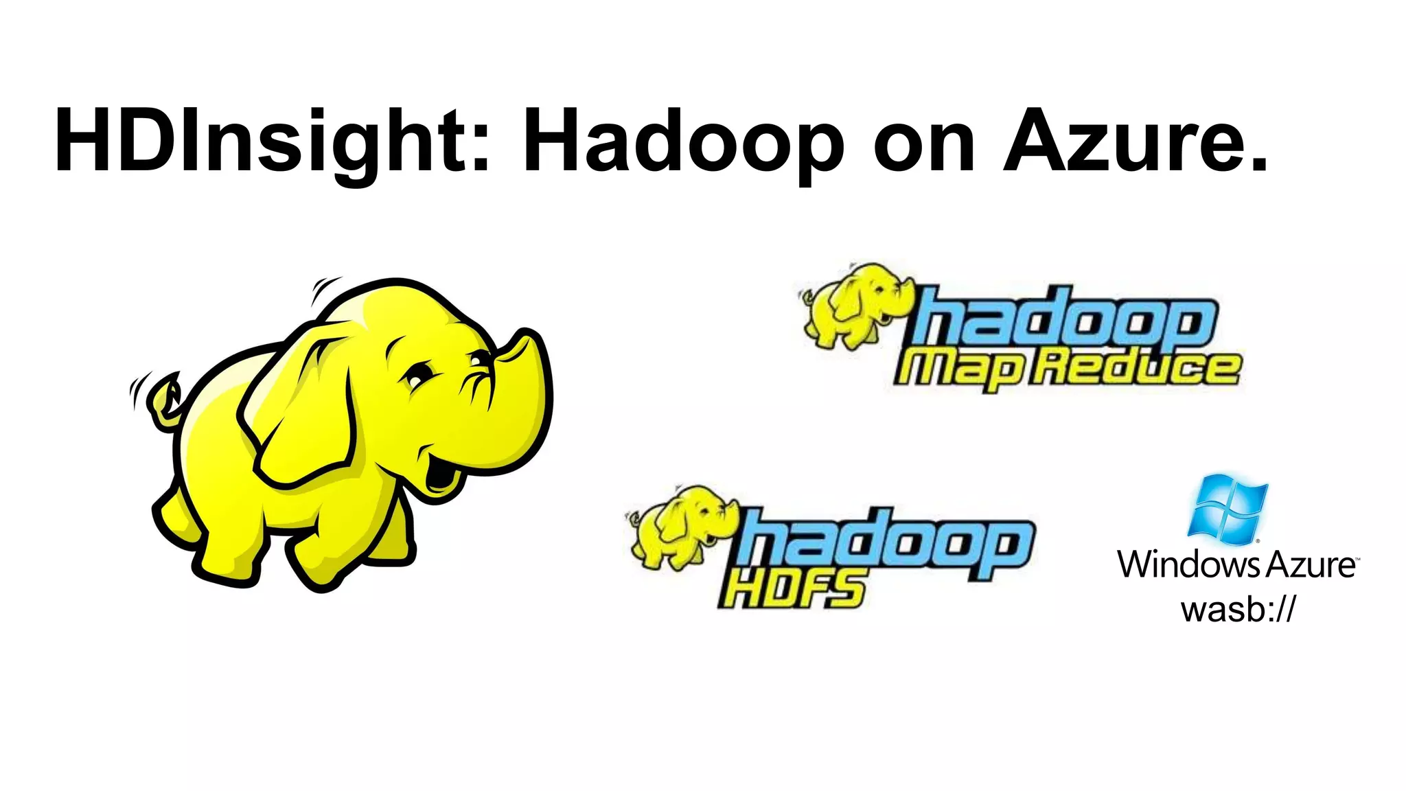 wasb://
HDInsight: Hadoop on Azure.
 