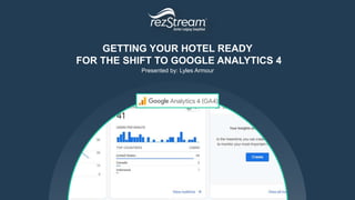 GETTING YOUR HOTEL READY
FOR THE SHIFT TO GOOGLE ANALYTICS 4
Presented by: Lyles Armour
 