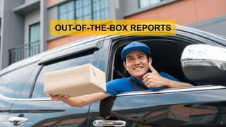 OUT-OF-THE-BOX REPORTS
rezStream Better Lodging Simplified 25
 