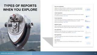 rezStream Better Lodging Simplified 40
TYPES OF REPORTS
WHEN YOU EXPLORE
 