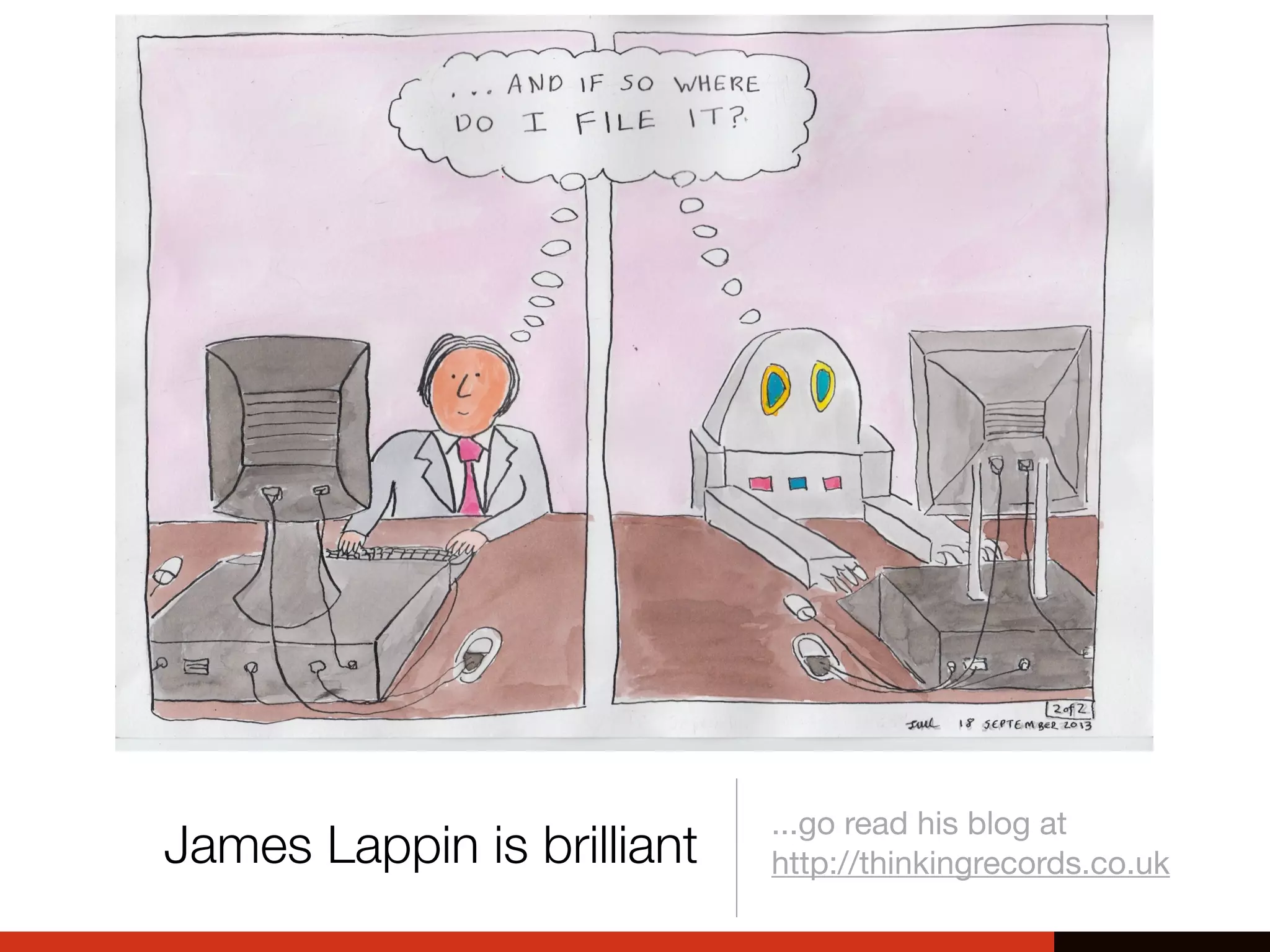 James Lappin is brilliant
...go read his blog at
http://thinkingrecords.co.uk
 