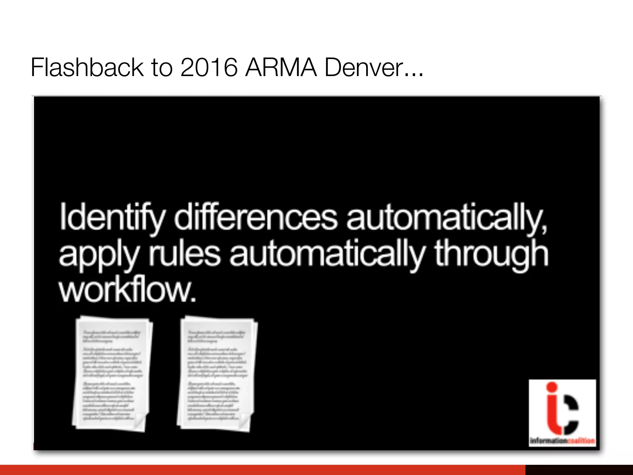 Flashback to 2016 ARMA Denver...
 