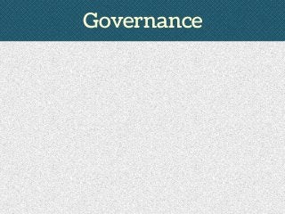 Governance
 