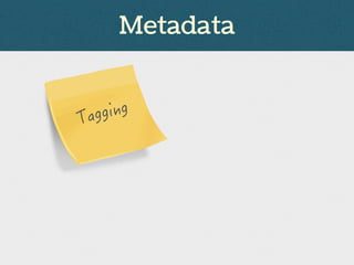Metadata
 