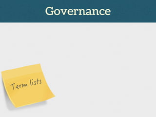 Governance
 