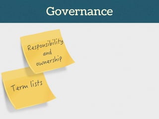 Governance
 