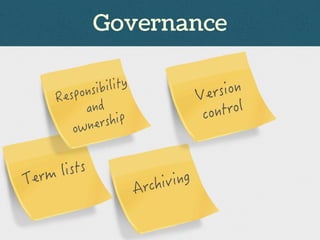 Governance
 