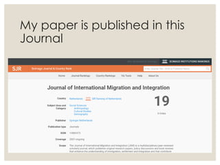 My paper is published in this
Journal
 