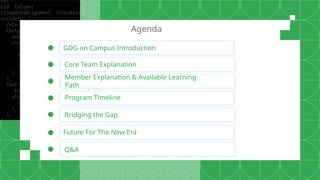 Get To Know Google Developer Groups on Campus Unair 2024 / 2025 PPT | PPTX