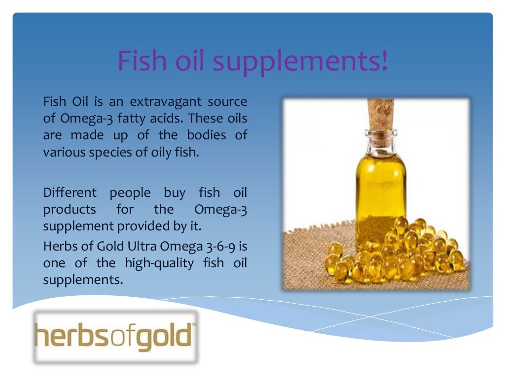 Get to know more about high quality fish oil supplements!