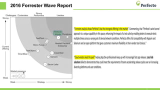 2016 Forrester Wave Report
5
 