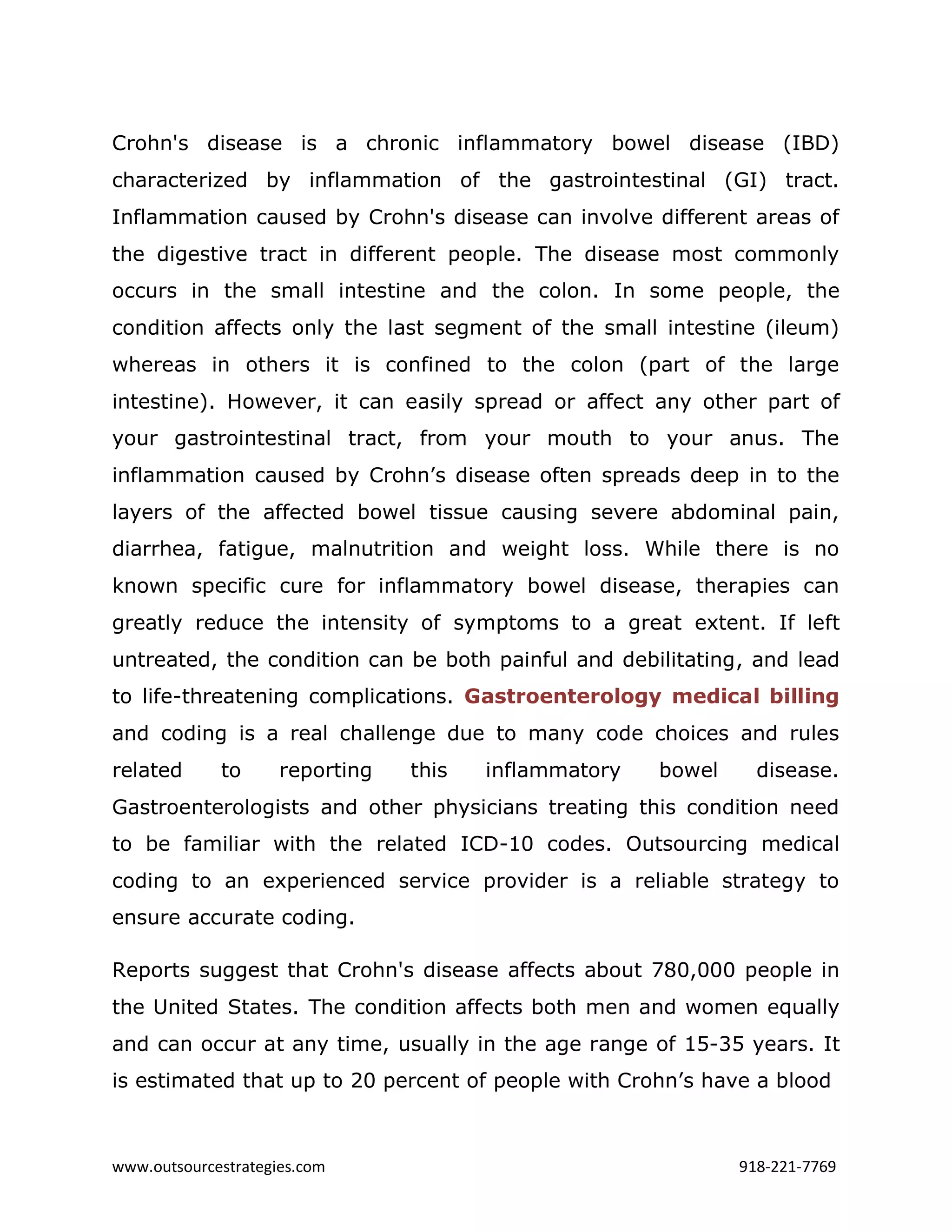 Icd Report.pdf Get to know those icd 10 codes to report crohn's disease | PDF