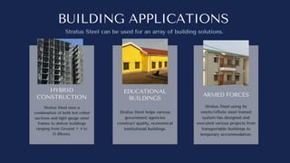 Stratus Design Build Stratus Steel - LGSF Manufactures, India | PPT
