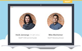 Webpt Pdf Samples Get to know WebPT | PDF
