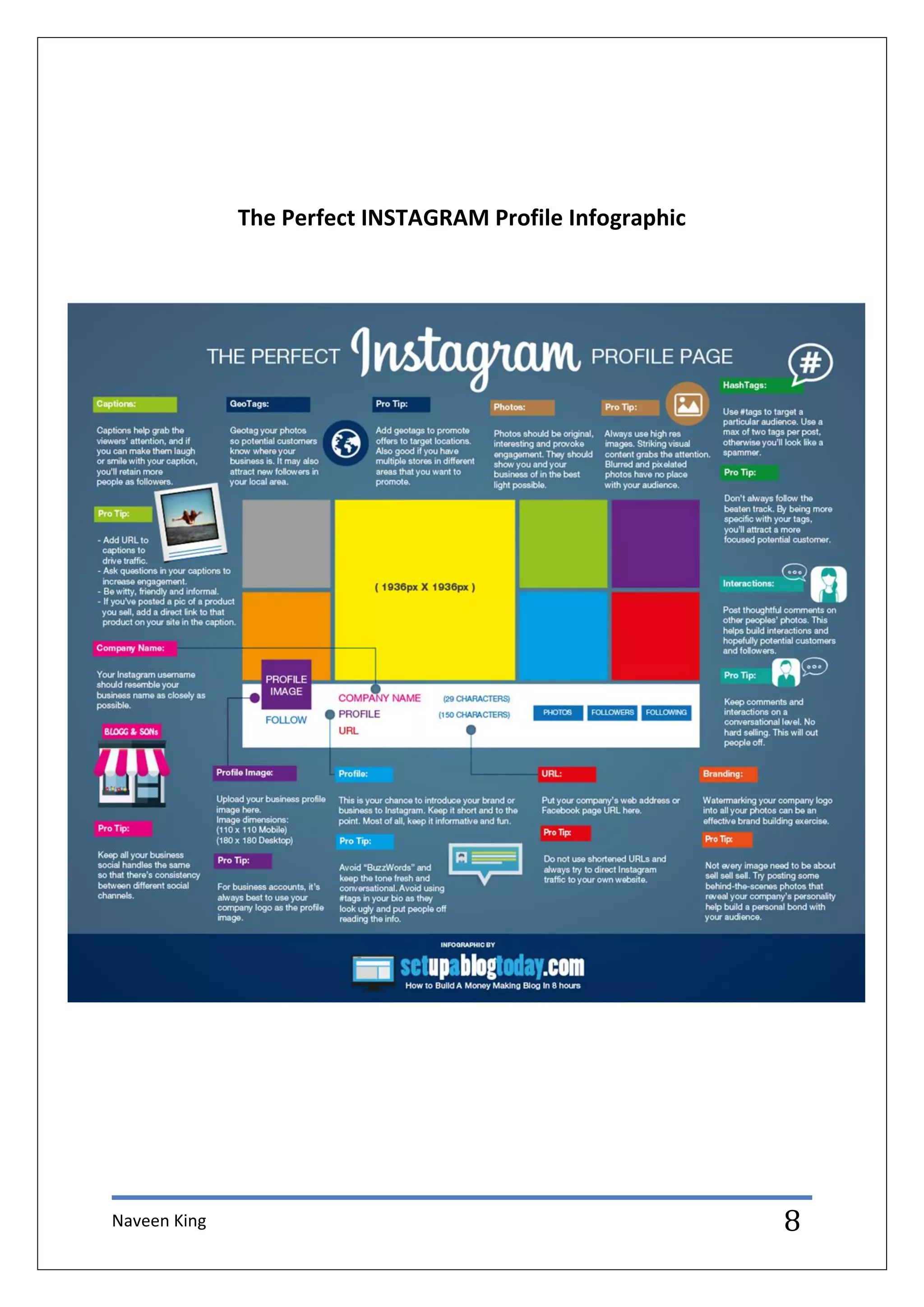 Naveen King 8
The Perfect INSTAGRAM Profile Infographic
 