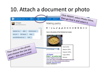 10. Attach a document or photo