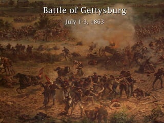 Battle of Gettysburg
July 1-3, 1863

 