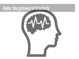Alpha: the gateway to Creativity

 