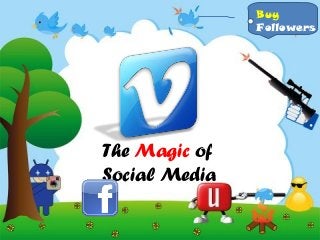 The Magic of
Social Media
Buy
Followers
 