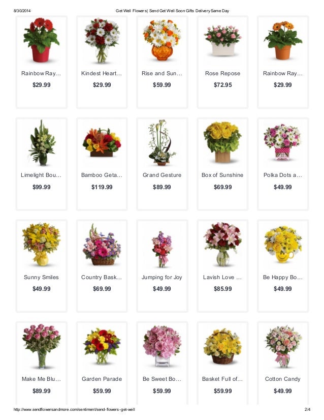 Get Well Soon Flowers Delivery To USA