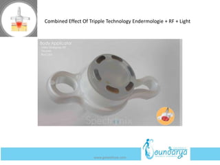 Combined Effect Of Tripple Technology Endermologie + RF + Light
www.getwelluae.com
 