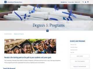 undecided / undeclared students,
current student who will change majors,
and transfer students
are current students but they are
still shopping for a program
cürr-spéc-tiv
 