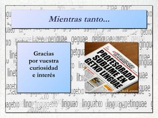 Sintaxis estructural de los blogs