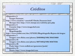 Sintaxis estructural de los blogs
