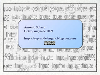 Sintaxis estructural de los blogs