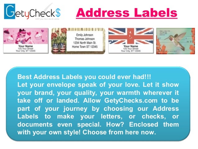 address labels desksets online