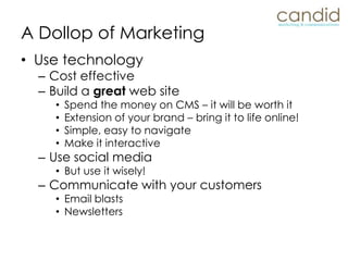 Eat Your Heart Out!U.S. food industry is $1 trillion market per year!Nearly 10% of Gross Domestic ProductThat is a good and bad thing for youGood:ConsumableEssential — not luxury itemsBad:Highly competitiveDifficult to break-through Convince consumers they need YOUR product over another