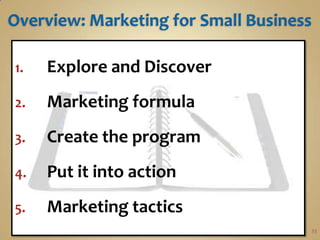 A Cup of Branding (the special sauce)Identify your productValues/Benefits/QualitiesGo beyond the obviousUnique selling propositionDevelop a brand strategy Incorporate all 5 sensesLookFeel Taste smellCreate a promise to customers – Brand And deliver on that promise EVERY time!