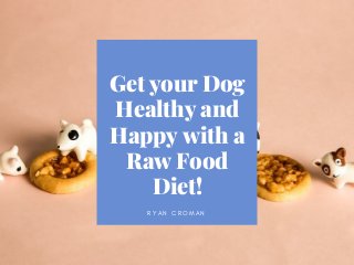 Get your Dog
Healthy and
Happy with a
Raw Food
Diet!
R Y A N C R O M A N
 