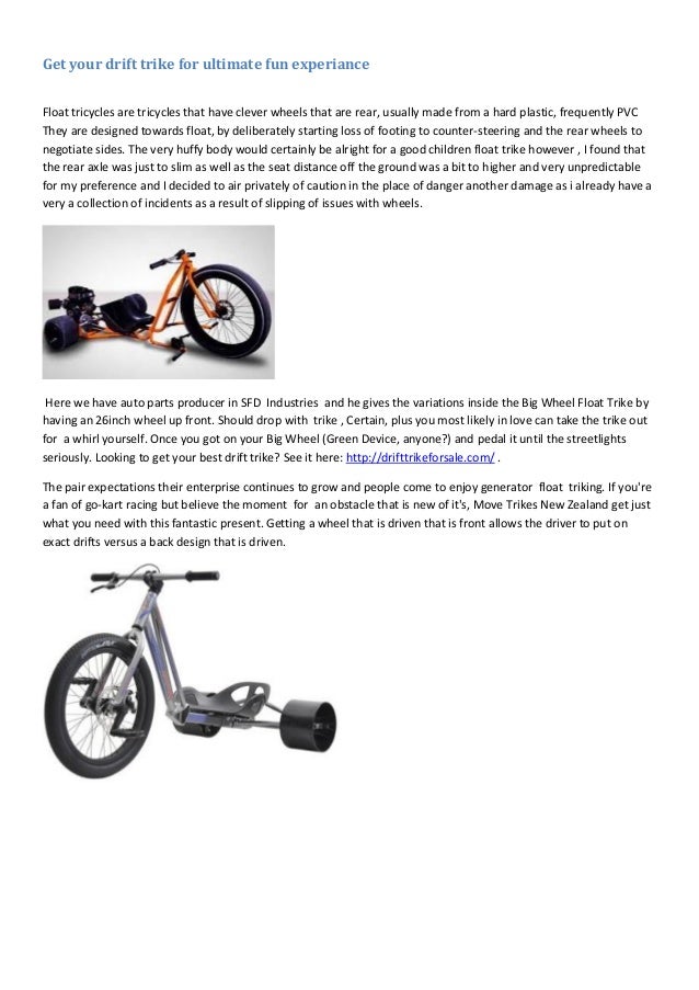 drift tricycles