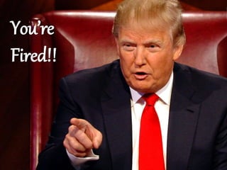 @ExcellaCo @onek2go @FadiStephan
• Remember to rotate developers
You’re Fired
You’re
Fired!!
 