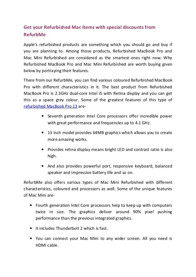 Which macbook pro is right for me