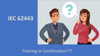 IEC 62443
Training or Certification???
 