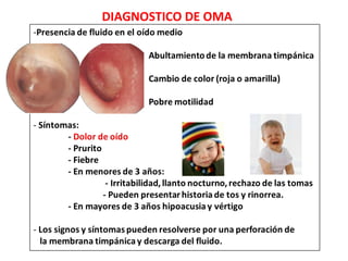 DIAGNOSTICO DE OMA 
 