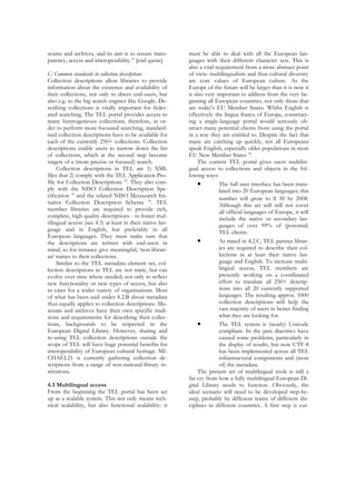 Building The European Digital Library - An Insider’s Point of View | DOC
