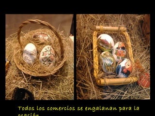 Todos los comercios se engalanan para la

 