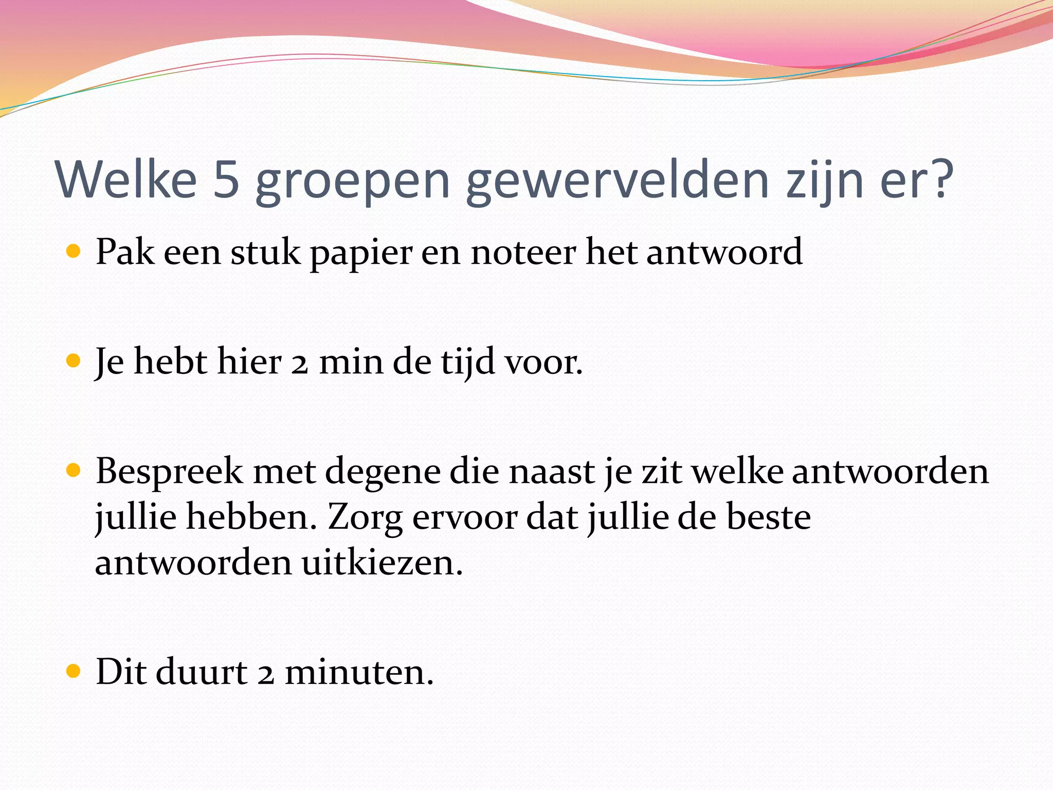 Gewervelden activerende les | PPT