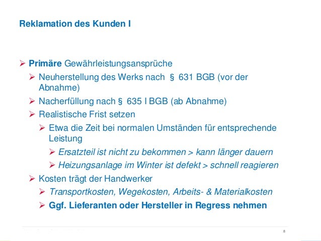 Gewährleistungsrechte kennen