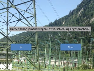 Hat Sie schon jemand wegen Lastverschiebung angesprochen?
Ja! Nein!
 